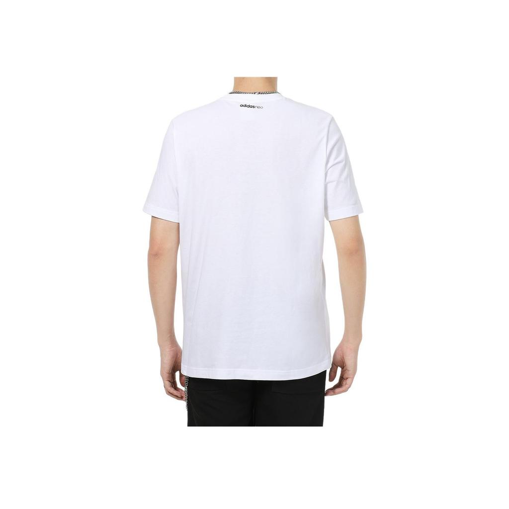 Adidas Neo Casual Sports Round Neck T-Shirt Men Tops White GP5677