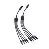 Solar Panel Connector 4 Branch Y Type Parallel Connector Solar Panel Extension Cable PV Wire Adapter