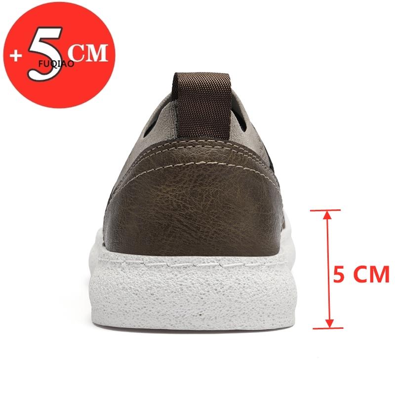 Summer Men's Elevator Shoes Breathable Mesh Height Increase Sneakers Men Shoes Inner Length 5cm Outdoor Leisure Sports Taller