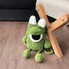 Cute Ugly Knitted Crossbody Bag for Walking Mobile Phone Small Bag Women New Style Cartoon Pattern Fabric