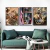 Fashion Altered Art Poster Funny Portrait Art Prints Oil Painting Baroque Prints Vintage Art Canvas Painting Room Decoration