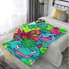 Decorative Sofa Blankets for Bed Po-ke-mons-Bulbasaurs Knee Blanket School Bedroom Decoration Home Bedspread the Throw Winter