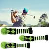 3Pcs Polyester Wool Knitting   Putter Head Cover Wooden   Headcovers Accessory