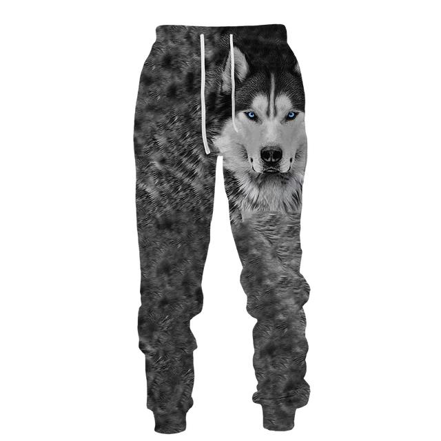 

Повсякденні штани із графічним принтом із зображенням вовка. Чоловічі спортивні штани. Довгі штани. Чоловічі спортивні штани. Чоловічий хіп-хоп. XL