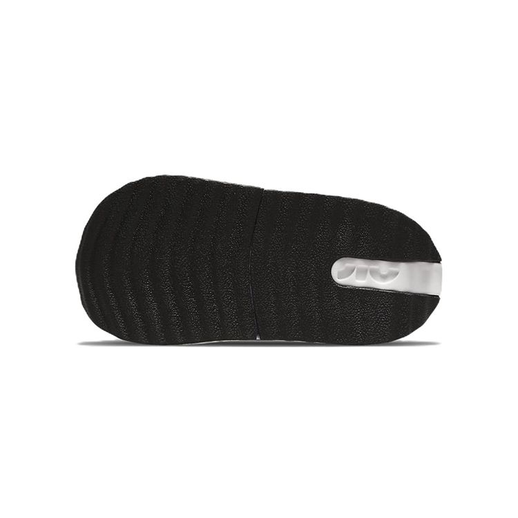 Nike Air Max Dawn TD Black Metallic Silver Total Orange Toddler Shoes DC9319-002