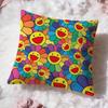 Band t-Takashi Murakami Cushion Cover Premium Comfort Reversible Pillow Cove -Two In One Design for Any Room & Car Interior