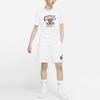Nike Sportswear Fun Basketball Print Round Neck Short Sleeve T-Shirt Men Tops White DJ5362-100