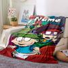 Customizable Rugrats In Paris3 Throw Blanket – Personalized Name, All-Season Cozy Snug Blanket, Machine Washable, Personalized Blanket