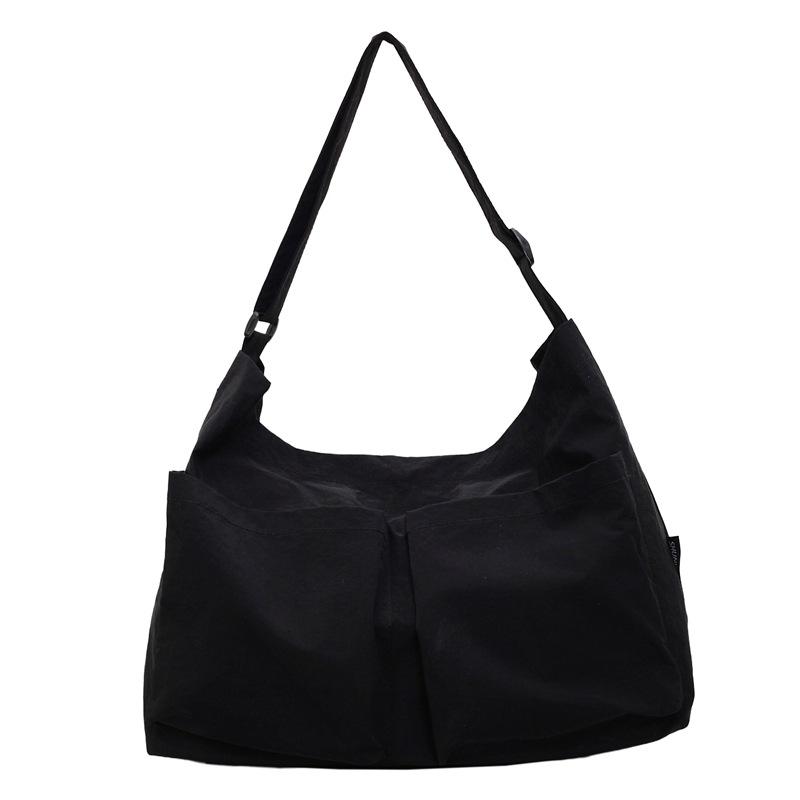 

Women s Multi-Pocket Crossbody Bag Lightweight Travel Large Capacity Tote Bag чорний