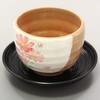 Mino Ware Loose Bowl (with Teacup), Powdered Cosmos, Made In Japan 503-07