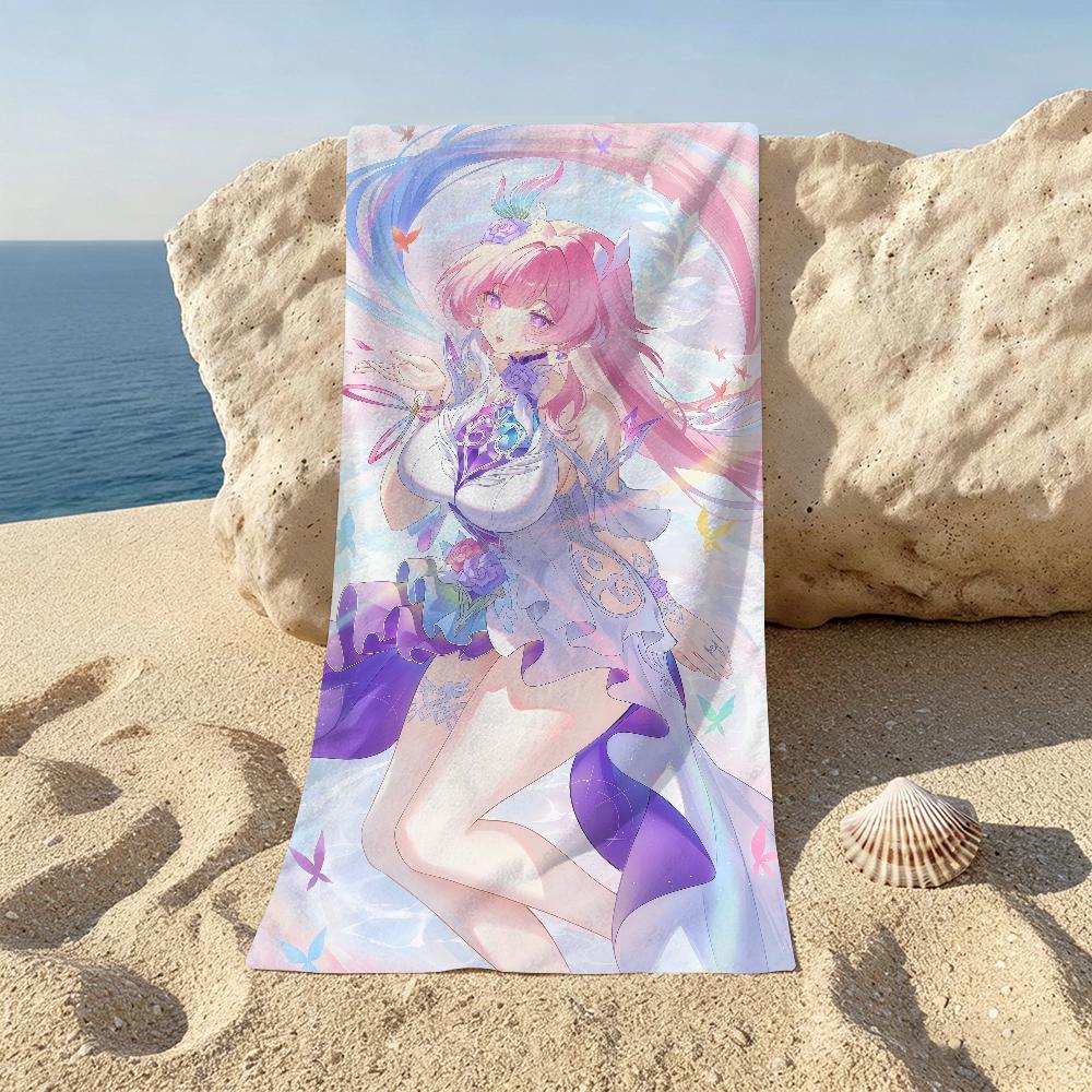 Video Game Honkai Star Cyrene Beach Towel For Beaches Yoga Studios Gyms Hot Springs Swimming Pools And Picnics