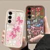 Colorful Bowknots Pattern Case For Samsung A57 A37 A17 A56 A36 A16 A55 A35 A15 A54 5G S21 FE S22 S23 S24 S25 Plus S26 Ultra Bumper Cover