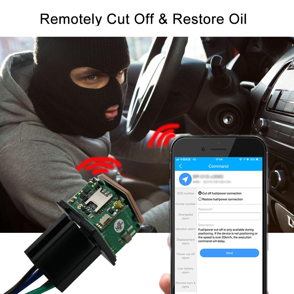 Mini GPS Tracker Car Motorcycle Builtin Battery Cut Off Oil CJ720 Tracker Auto LK720 GPS GSM Locator Tracking Shock Alarm