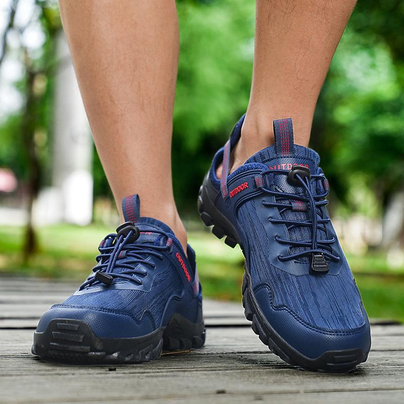 2025 Summer Large Size Men's Shoes New Outdoor Creek Hiking Shoes European and American Breathable Non-slip Wading Shoes Men