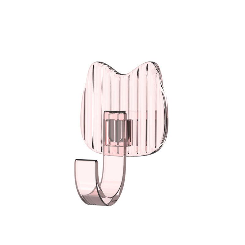 1~4PCS Storage Hook Super Adhesion Seamless And Traceless Fashionable Essential Easy To Use Highly Rated Cartoon Wall Hook