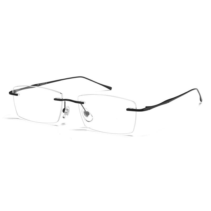 0632D Ultra-lightweight rimless eyeglasses frame, slimming and face-slimming effect, men's rimless glasses frame, women's style, can be fitted with