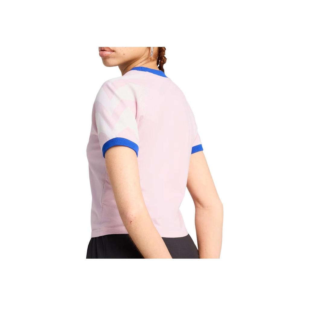 Puma X KidSuper Studios Fashionable Versatile Soft Trendy Short Sleeve T-Shirt Women Tops Light-Purple 631668-90