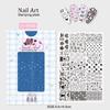 Professional Nail Stamping Plate Showcasing Beautiful Oriental Pattern Nail Art Stamper for Unique Nail Designs