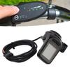 S886 LCD Display Panel Lightweight Waterproof LCD Display Panel with Thumb Throttle Headlight Connector for Electric Bicycle
