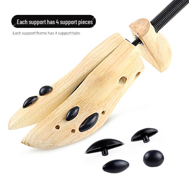 Adjustable Pine Shoe Stretcher for Men and Women - Wooden High Heel Expander and Shaper