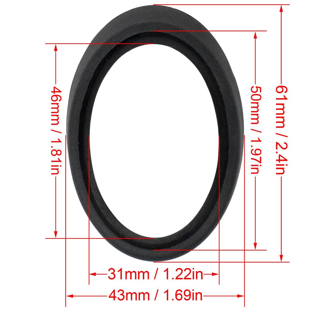 Rubber Antenna Gasket Seal Ring Car Roof Sting Antenna Base Fits Mitsubishi Chrysler Peugeot