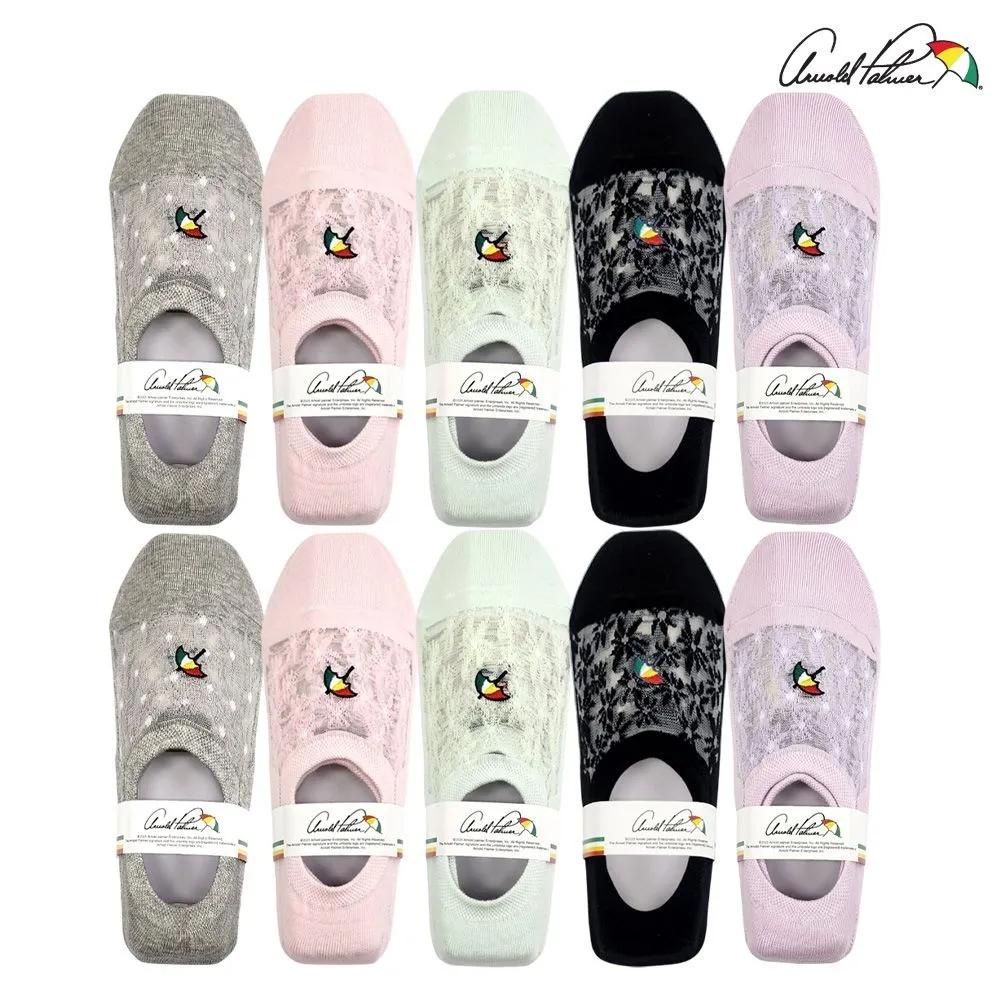 SL037 Arnold Palmer Women s Non-slip Footie Socks 10-Pair Set Summer No-show Socks Made in Korea F(5+5)