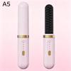 Mini Portable Straight Hair Comb Set Wireless Charging Curling Iron Fast Heating Lightweight for Office Travel Bangs Touch Up