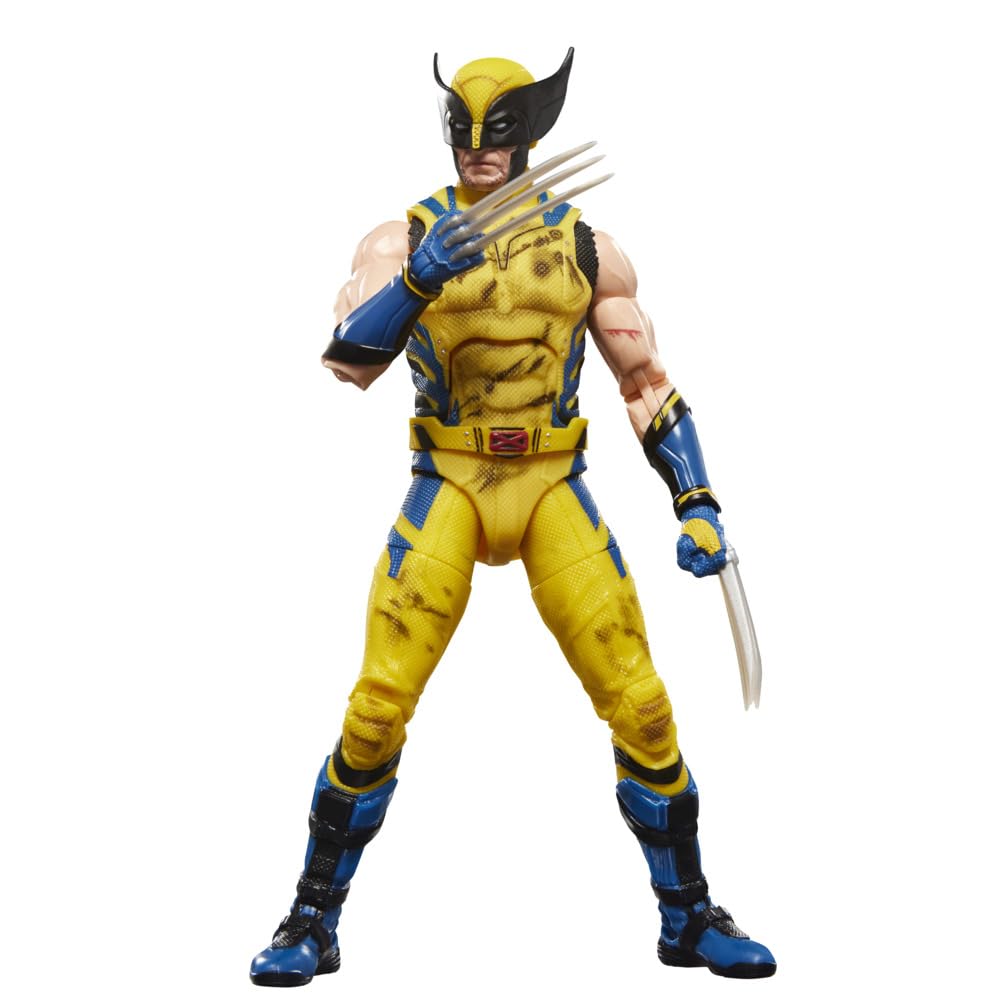 Hasbro MARVEL Legends Series Wolverine, Marvel Studios Deadpool & Wolverine (Battle Damaged Suit) 15 Cm Collectible Action Figure G2365 Authentic