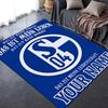 Custom Name FC Schalke 04(1) Carpet Rug for Living Room Bedroom Home Sofa Decoration,Kids play Non-slip Floor Mat