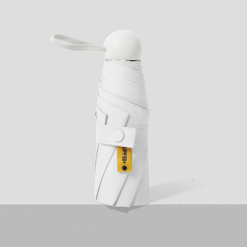 50% Off Capsule Sun Umbrella Women'S Sunscreen Uv Protection Pocket Small Portable Mini Folding Parasol Sun Umbrella