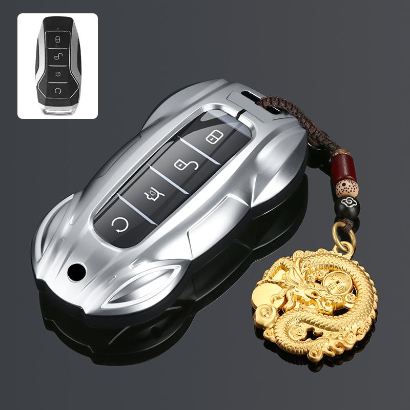 Metal Car Remote Key Cover Case Holder Shell Styling For BYD New ATTO 3 Qin L Song Plus Dmi Han Tang Dolphin Seal U EV Sealion