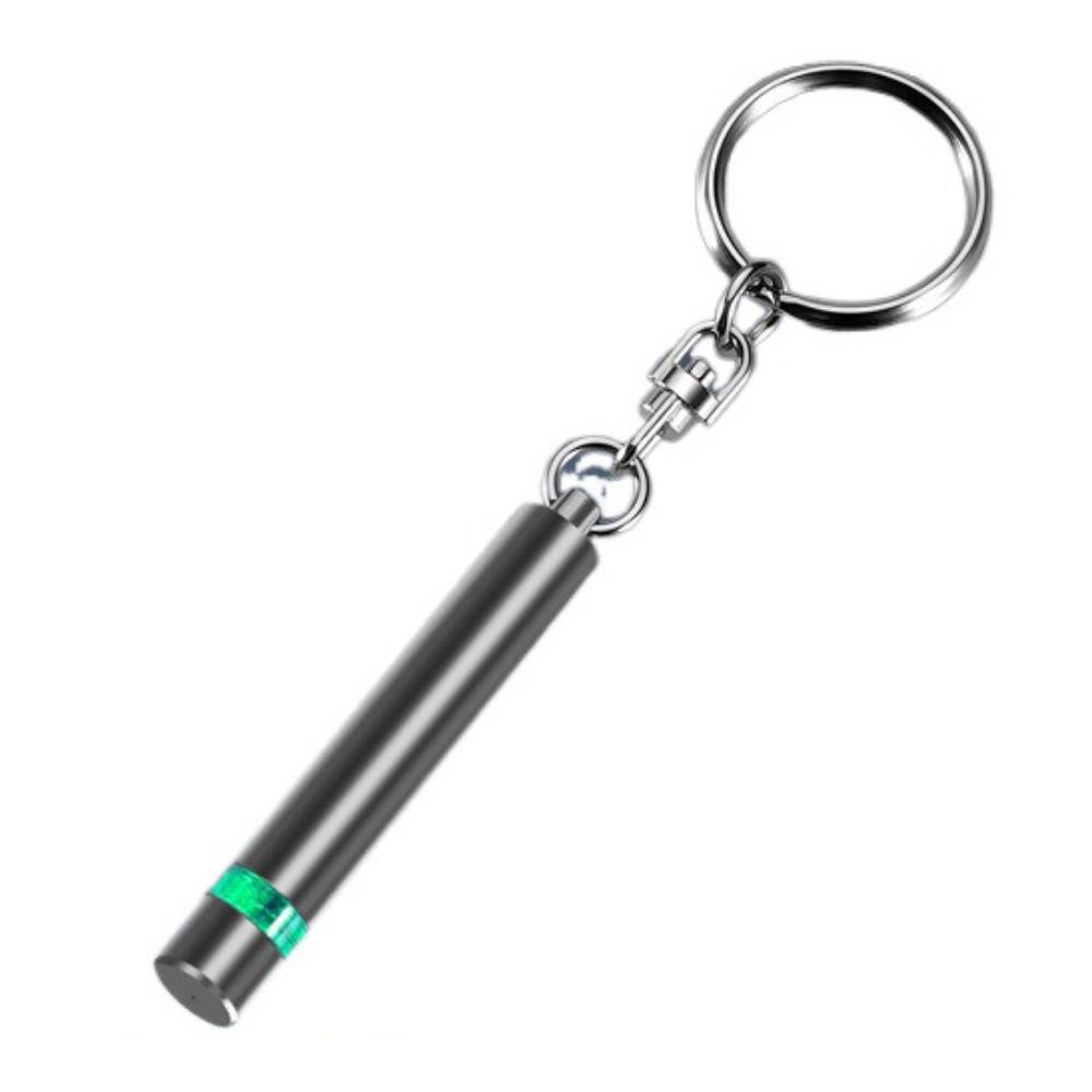 

LED Light Car Body Static Eliminator Safety Vehicle Discharge Tool Anti-Static Keychain Auto Key 53mm зелений