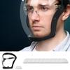 Facial Protector Super Protective Face Shield for Work Weeds Whacking Anti-Fog Full Face Mask PC Lenses Face Protective Tool