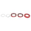 X CANSUN Folding Bike Headset 44mm Folding Bicycle Bowl Set Build In Bearing Headset for BYA412 P18 P8 1 Set Red