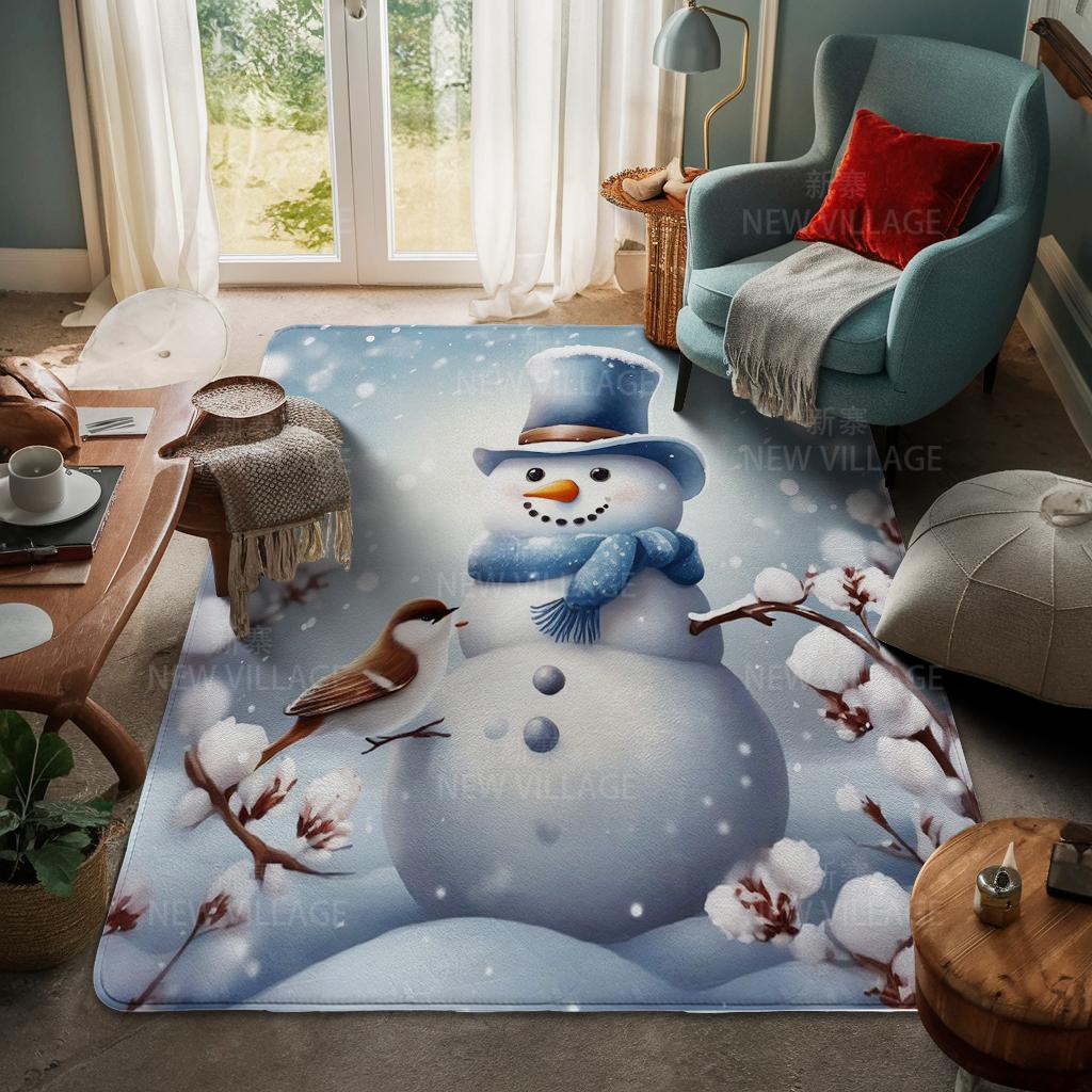 Koberec ke vchodu do domu Rohožka ke dveřím do domu Obývací pokoj Vana Koupelna Protiskluzové koberce s absorpcí vody vana Veselé Vánoce zima