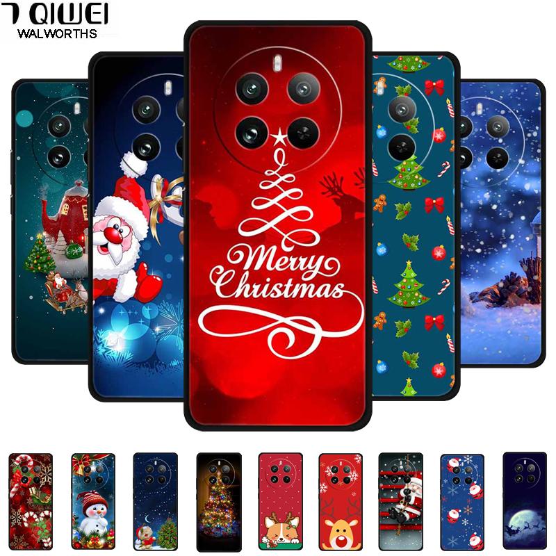 2024 Christmas Phone Cases For Realme 12 Pro Plus Case Soft TPU Silicone For Realme 12 Pro Cover Bumper Funda 12Pro Pro+ 5G Case