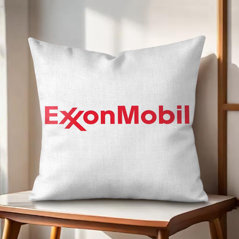 

Luxury EExxonS MMobil Cushion Cover Natural Linen Organic Fabric DoubleSided Printing Couch Pillow Covers Home Decor 30x30cm