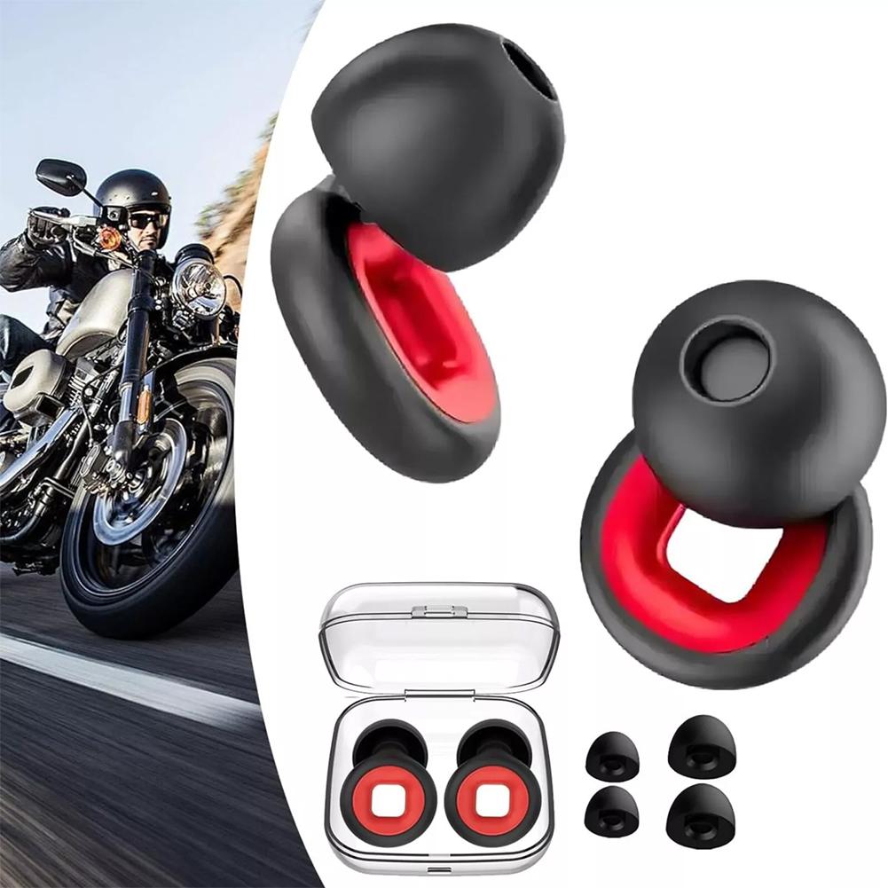 Motorcycle Noise Reduction Earplugs Windproof Sleep Earplugs Anti-noise Mute Sleep Soundproof Earplugs Motorcycle Equipment
