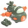 Collision Deformation Combat Military Aircraft, Children'S Toy Inertia Small Tank Car, Ejection Transport Aircraft Model