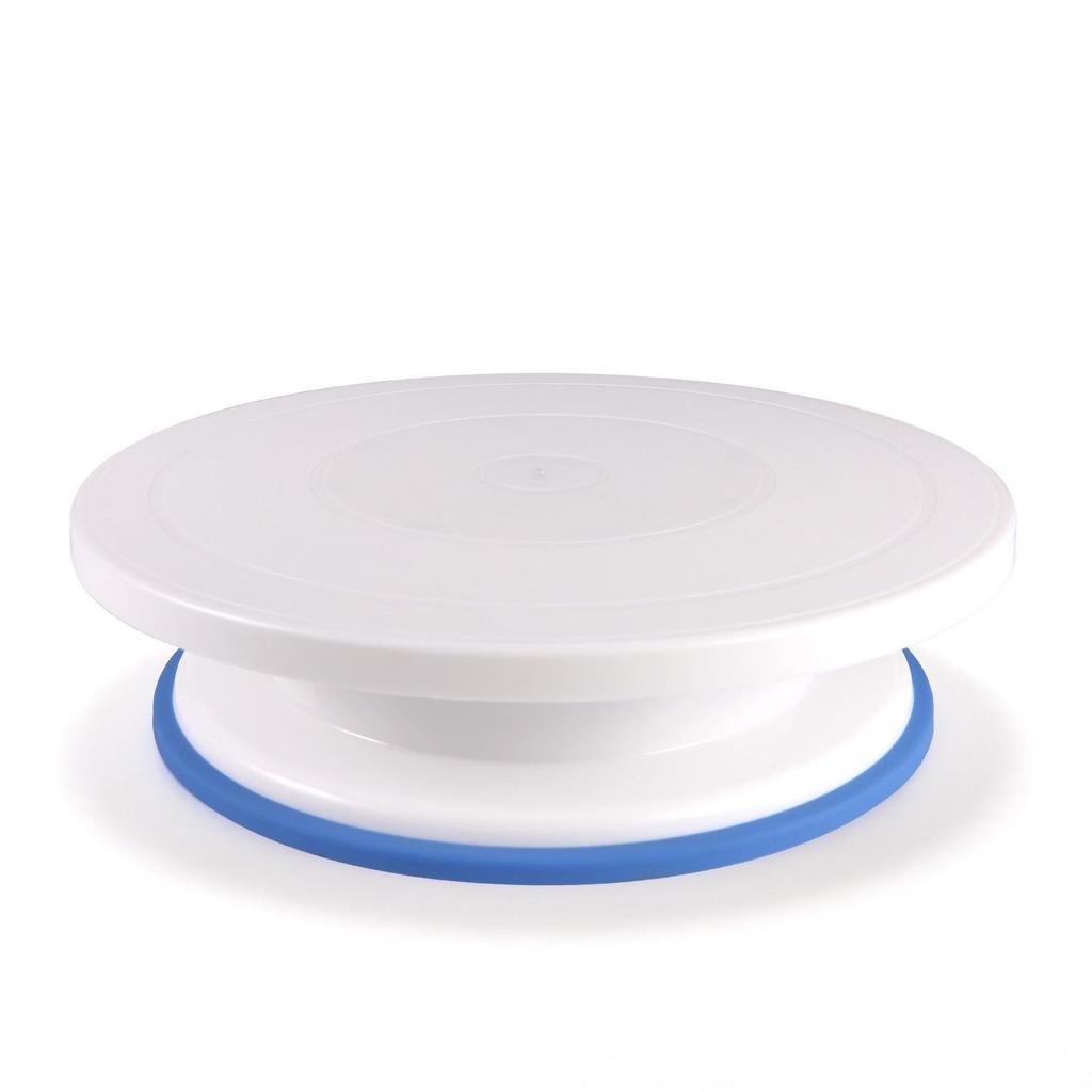 Rotating Cake Decorating Stand - Lightweight & Stable Plastic Turntable