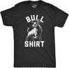 Mens Bull Shirt T Shirt Funny B.S