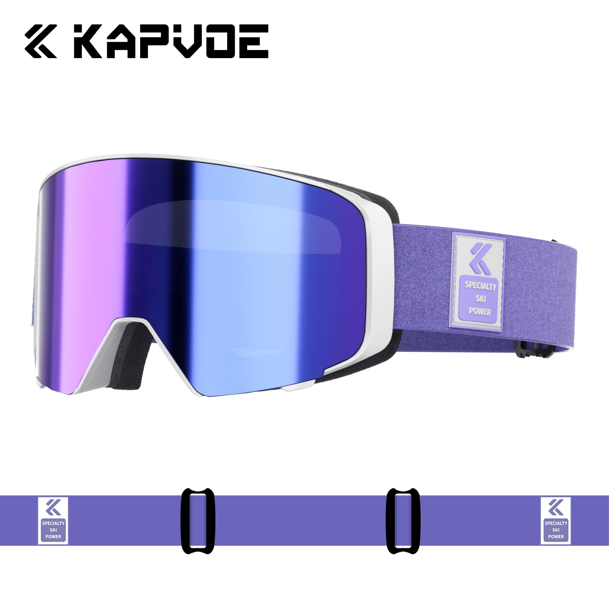 

Kapvoe Photochromic Snow Goggles Men Ski Goggles Snowboard Mask for Women UV400 Protection Glasses Snowmobile Winter