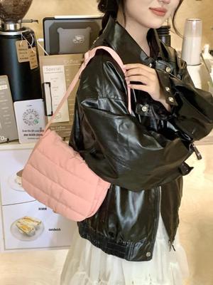 Solid Color Women's Versatile Crossbody Bag - Trendy Small Square with Large Capacity