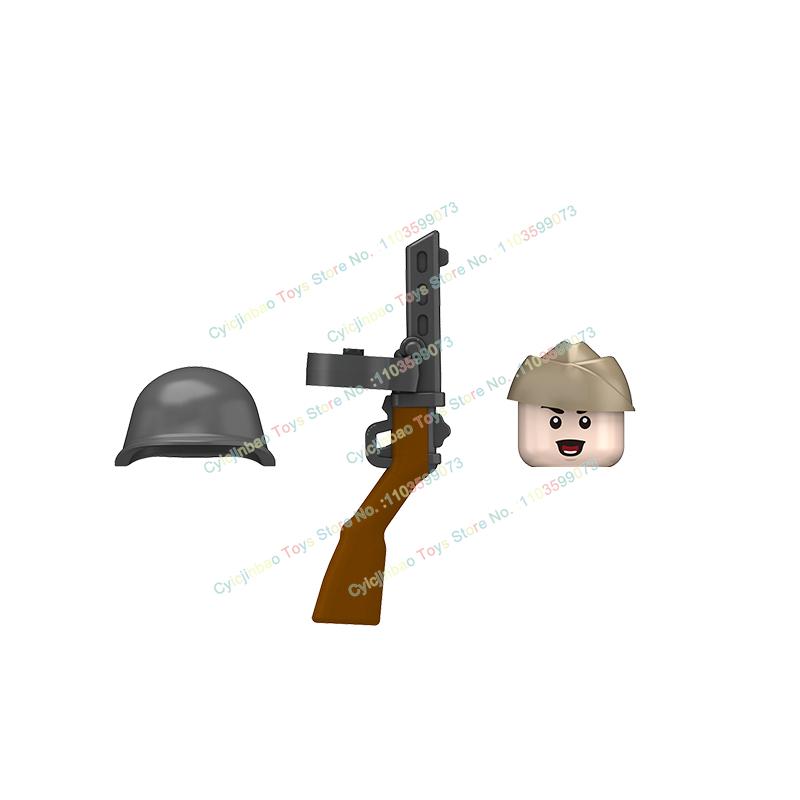 N661-670 NEW Military infantry Soldies Warriors Action Figures Building Blocks Accessories Collection Children's Toys Gifts