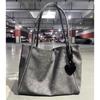 2024 NEW Shoulder Bags Solid Color Handbag Large Capacity Shopping Bag for Girl Women Leather Bag