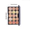 Professional 15 Shade Concealer Palette For Dark Circles, Spots, Acne Scars, Tattoo Coverage, Smooth Finish Universal Skin