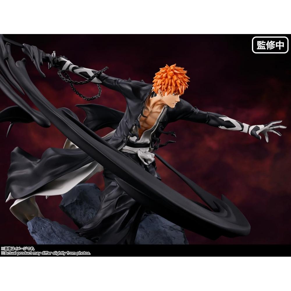 Figuarts ZERO BLEACH Millennium Blood War Hen -Kibetsutan- Ichigo Kurosaki - Thousand Year Blood War Hen- Yaklaşık 220mm PVC ve ABS Boyalı Komple