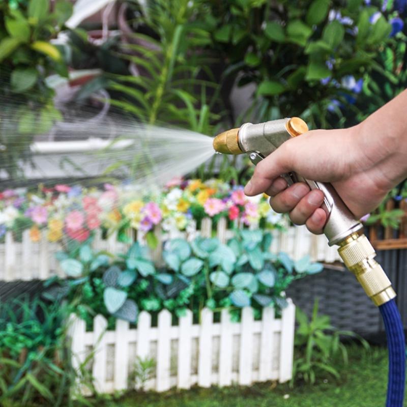 High Pressure Water Spray Gun Metal Brass Nozzle Garden Hose Pipe Lawn Car Wash Sprayer Sprinkler Car Wash Tool Water Guns