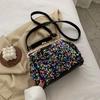 Fashion Sequins Women Handbag PU Leather Shoulder Bag for Crossbody Bag 2026 New Sparkles Ladies Hand Bag Female Totes Frame