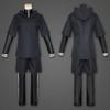 Conjunto de 4 Uds. De disfraz de Cosplay de JP Anime Tokyo Ghoul Ken Kaneki, conjunto completo de uniforme de lucha negro, disfraz de Halloween para hombres y mujeres